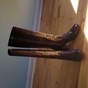 Marc Fisher Revela3 Brown Tall Boots